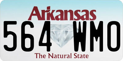 AR license plate 564WMO
