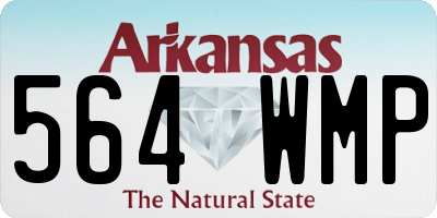 AR license plate 564WMP