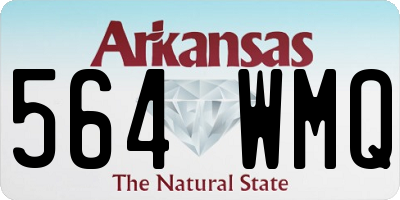 AR license plate 564WMQ