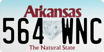 AR license plate 564WNC