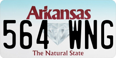 AR license plate 564WNG