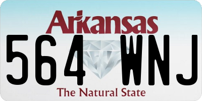 AR license plate 564WNJ