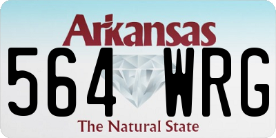 AR license plate 564WRG