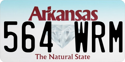 AR license plate 564WRM