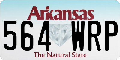 AR license plate 564WRP