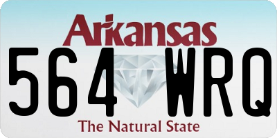 AR license plate 564WRQ