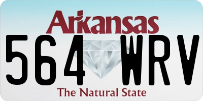 AR license plate 564WRV