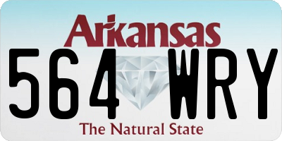 AR license plate 564WRY