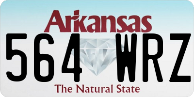 AR license plate 564WRZ
