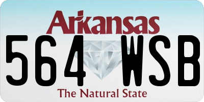 AR license plate 564WSB