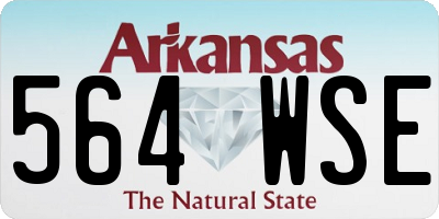 AR license plate 564WSE