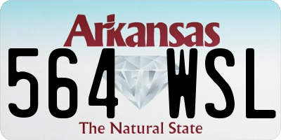 AR license plate 564WSL