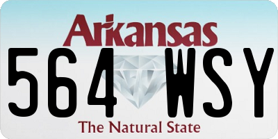 AR license plate 564WSY
