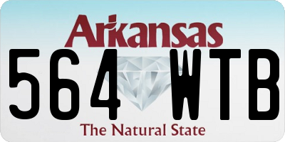 AR license plate 564WTB