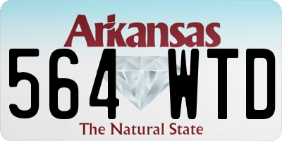 AR license plate 564WTD