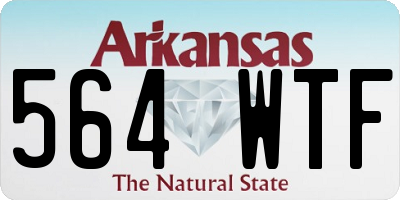 AR license plate 564WTF