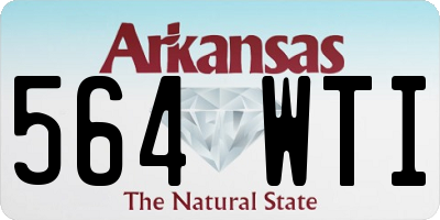 AR license plate 564WTI