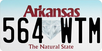 AR license plate 564WTM