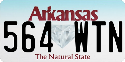 AR license plate 564WTN
