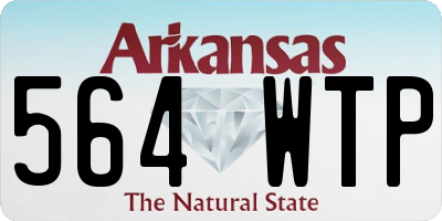 AR license plate 564WTP