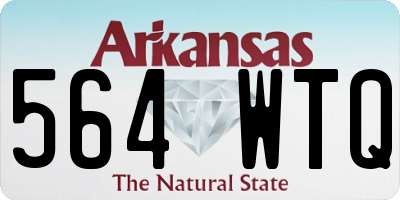 AR license plate 564WTQ