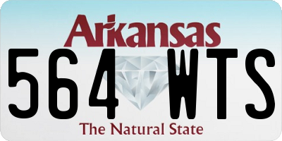 AR license plate 564WTS