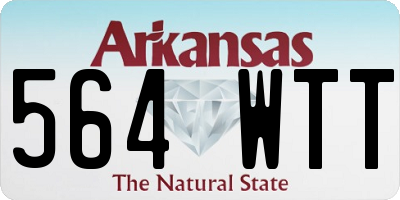 AR license plate 564WTT