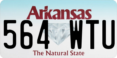 AR license plate 564WTU