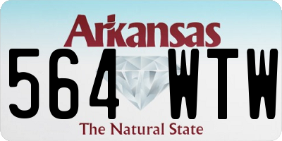 AR license plate 564WTW