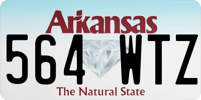 AR license plate 564WTZ