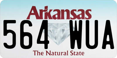 AR license plate 564WUA