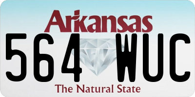 AR license plate 564WUC