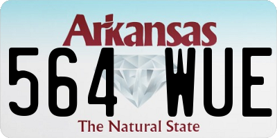 AR license plate 564WUE