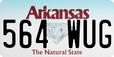 AR license plate 564WUG