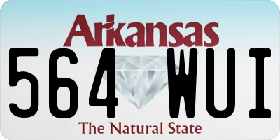 AR license plate 564WUI