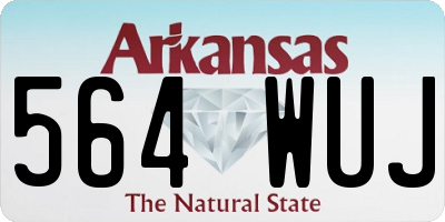 AR license plate 564WUJ
