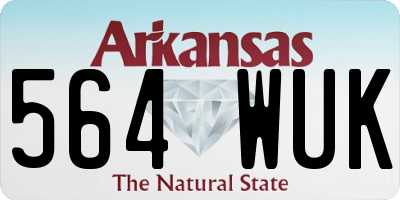 AR license plate 564WUK
