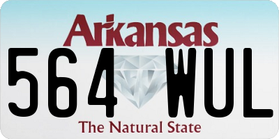 AR license plate 564WUL