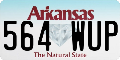 AR license plate 564WUP