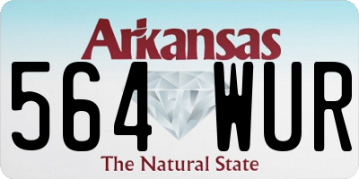 AR license plate 564WUR