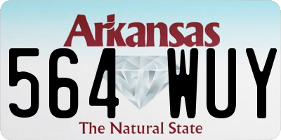 AR license plate 564WUY