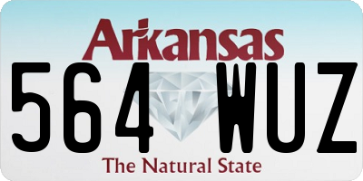 AR license plate 564WUZ