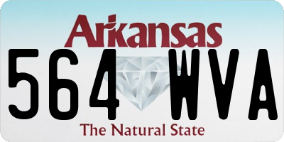 AR license plate 564WVA