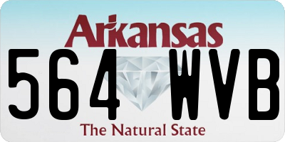 AR license plate 564WVB