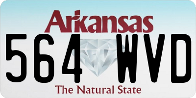 AR license plate 564WVD