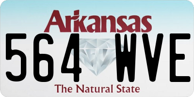 AR license plate 564WVE