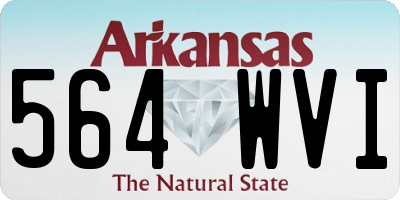 AR license plate 564WVI