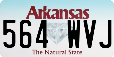 AR license plate 564WVJ