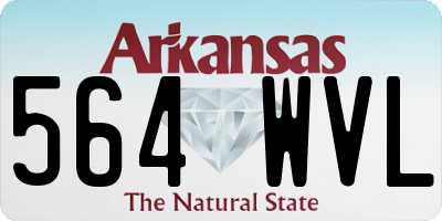AR license plate 564WVL