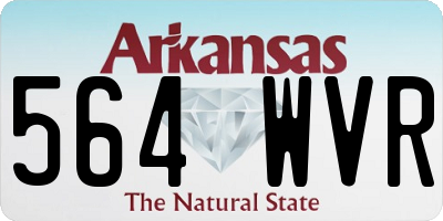 AR license plate 564WVR